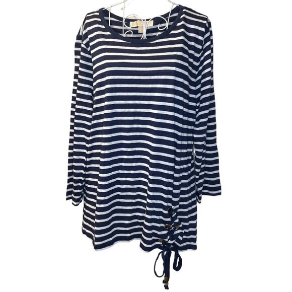 Michael Michael Kors Women's Striped Top Size L - Picture 1 of 4
